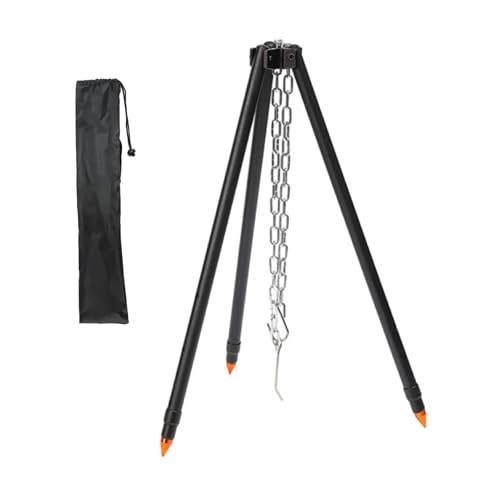 Compacts Folding Camping Tripods Grills Stand Aluminum Construction For Campfires Meals Hiking Parties
