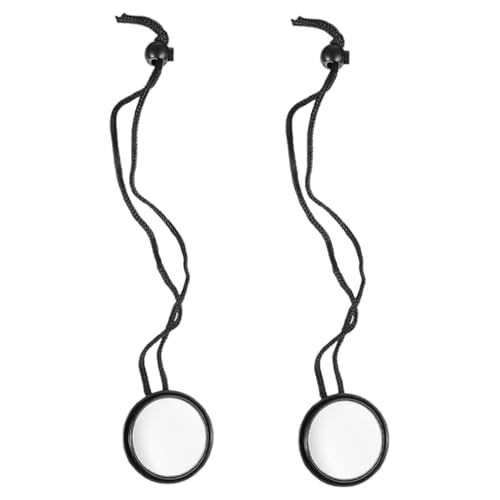 BCOATH Survival Signal Mirror Diving Rearview Mirror Set 360° Rotatable Underwater Lights Accessory for Scuba Diving