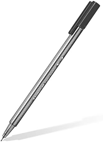 STAEDTLER 334 Triplus Fineliner Superfine Point Pens - 0.3mm - Teacher Wallet of 6