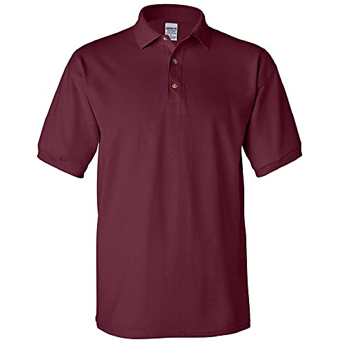 Gildan Mens Ultra Cotton Pique Polo Shirt (M) (Maroon)