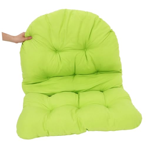 Coussin de chaise hamac en mousse haute densité et polyester vert de qualité - 4