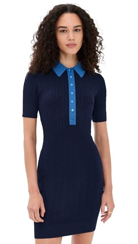 Good American Women's Cable Knit Mini Dress,...