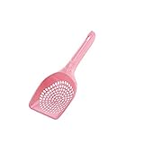 Ogquaton en Plastique Chat Litière Scoop Pet Care Sable Déchets Pelle Scooper Pelle Outil De Nettoyage Creux Couleur Aléatoire Petit Trou Durable et Utile