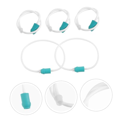 Holibanna: Manguera de extensión universal para ventosas, 5 piezas, tubo de vacío resistente de plástico para máquina de ventosas, accesorio para terapia y masaje miniatura 3