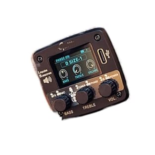 Features: This acoustic guitar pickup has highly flexible digital tuning Built-in infrared tone file, better restore the acoustic guitar tone through infrared effect algorithm The infrared effect algorithm can also better handle noisy guitar recordin...