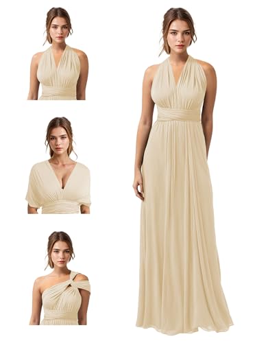Image of JAEDEN Women's Long Sweetheart Chiffon Pleat Strapless Bridesmaid Dress X-Small