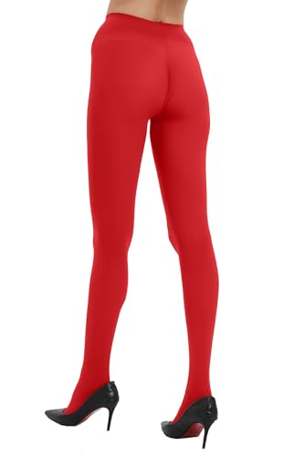Image of Citystl 2 Pairs Plus Size Black Tights for Women, 40D Solid Color Soft Tights, Control Top Microfiber Pantyhose for women