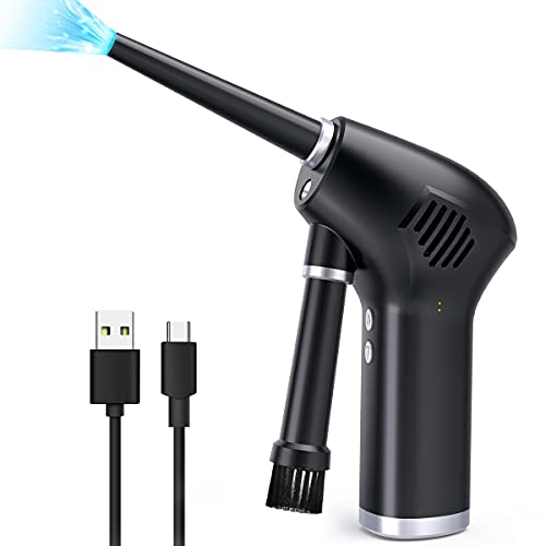 Cordless Air Duster, KEYNICE Electric Air Blower for Computer Cleaning, Replaces Compressed Air Can, Powerful 36000RPM, Rechargeable 15000mAh Battery, Handy Dust Cleaner for PC Keyboard Crumbs