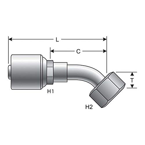 Image of Gates G25235-0608 Hydraulic Coupling