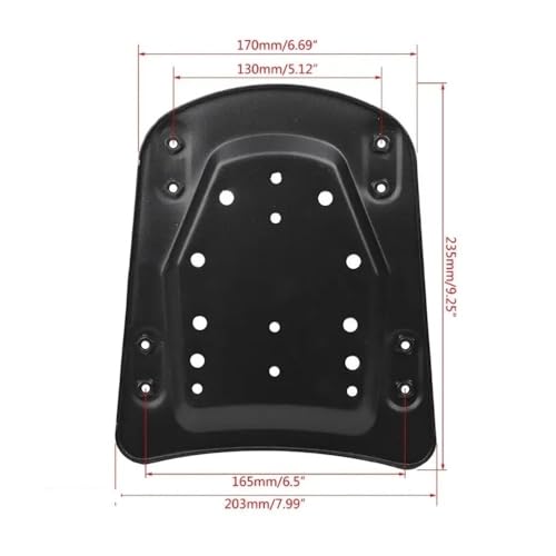Support porte-bagages moto universel fixe réglable contre la perte de colis
