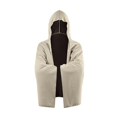 AMSLSIU Toalla Poncho de Microfibra de Secado rápido para Nadar y Surfear, Toallas Microfibra Secado rápido, para Bata baño con Capa protección Solar, Gris