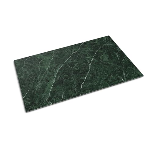 Tapis résistant motif marbre vert chic par Tulup - 2