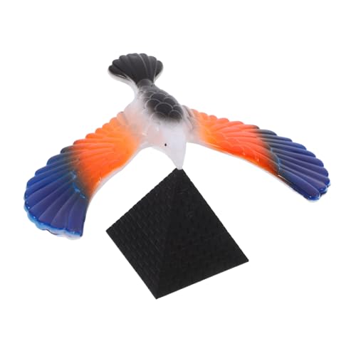 Zerodeko Balanced Eagle Toy Bird Decor for Home Pyramid Stand Balancing Bird Ornaments Educational Toys for Boy Girl Fun Desktop Ornament