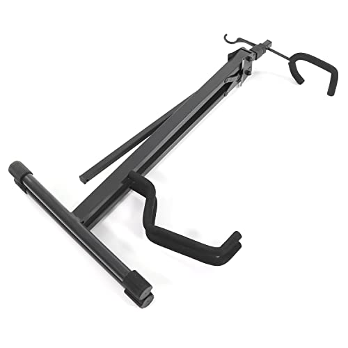 Gebrent Cello Floor Stand With Bow Hook - Holder For Concerts, Orchestra, Performance, Music - Padded, Adjustable - With Anti-Slip Endpin Rest #TOP5