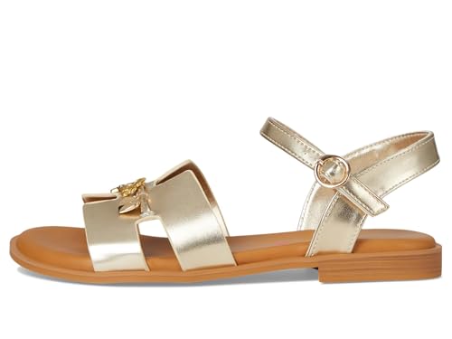 Steve Madden Girls Shoes Girls Haydlyn Flat Sandal, Gold, 2 Little Kid4