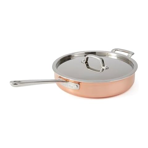 Martha Stewart 3.5-Quart Copper Sauté Pan Cover