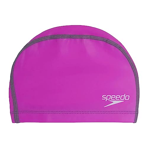 Speedo Adult Unisex Long Hair Cap | Swim Cap | Snag Free | Easy-On, Black, One Size – Ansicht 4