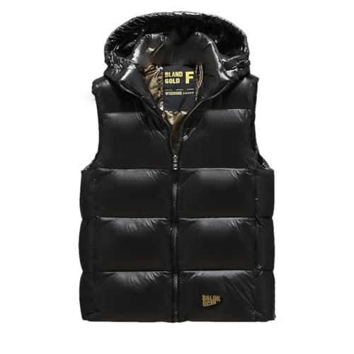 Men Vest Parkas Warm Sleeveless Vest Versatile Stand Up Collar Sweetheart Tank Top