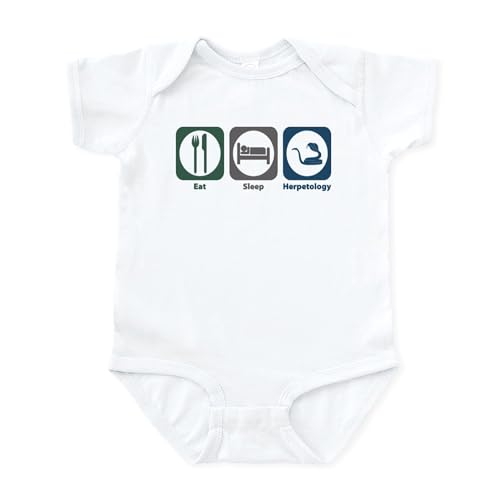 Image of CafePress Eat Sleep Herpetology Infant Bodysuit Cute Infant Bodysuit Baby Romper