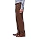 Haggar Mynx Gabardine-Hose für Herren, Plissierte Vorderseite, versteckte Dehnbare Taille, Eiche, Bundweite: 97 cm, beinlänge: 81 cm (38 W / 32 L)