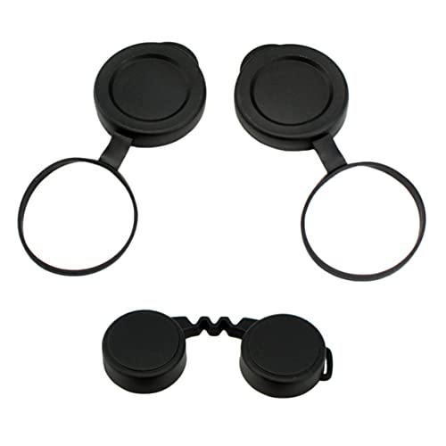 Happyyami 1Juego Cubiertas de Lentes Binoculares Protección y Seguridad Compacto Uso