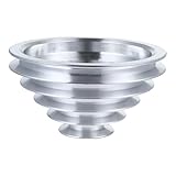 Zerodeko Aluminum V-Belt Pagoda Pulley Wheel with Multi-Groove for Bore, Cycling Tool Accessory