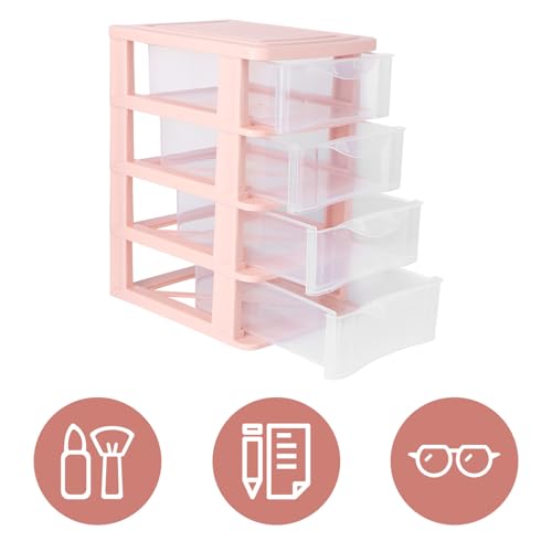Boîte rangement cosmétique avec tiroir résistant et design compact - 7