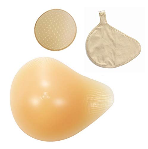人工乳房 螺旋型 シリコンパッド 保護カバー ブラパット 3点セット 乳がんパッド バスト補正