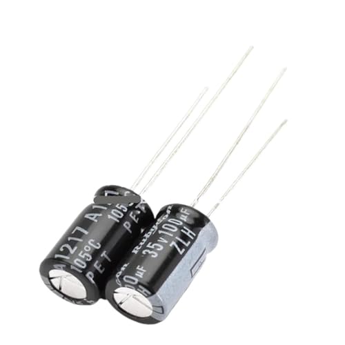 Électrolyse d'aluminium Dip 50V 1uF pour circuits imprimés