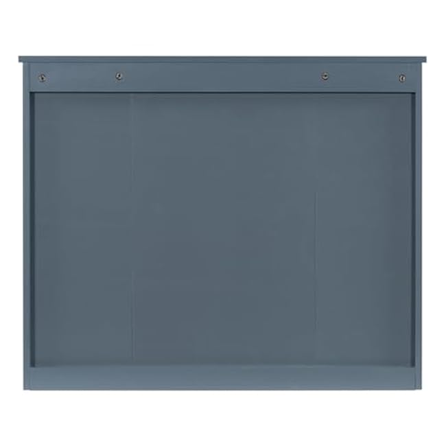 35 X 28 Wall Mounted Bathroom Storage Cabinet, Modern Bathroom Wall Cabinet with Mirror