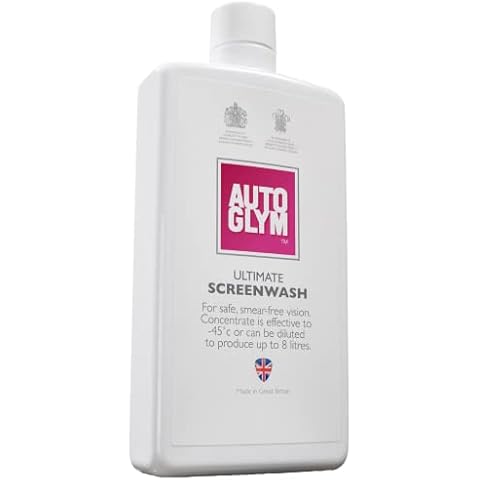 Autoglym Ultimate Screenwash, 500ml, Concentrated Screenwash, Works In Winter Weather Up To -45°, Can Be Diluted To Suit All Seasons Cover