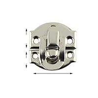 Fermoir Boite En Bois TOSSPER 10pcs Coffret Cadeau Décoratif Moraillon Loquet Mini Crochet Miniature