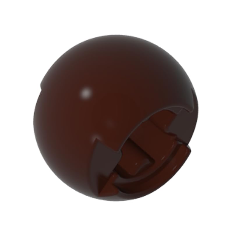 53585 Ball Joint Technic Ball Joint with Through Axle Hole 50 Pieces GDS-1056 Compatible with Lego Building Blocks Color:Dark Brown