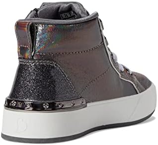Skechers Kids Girls Street Shoutouts Deluxe Sneaker, Gunmetal, 12 Little Kid | Image 4