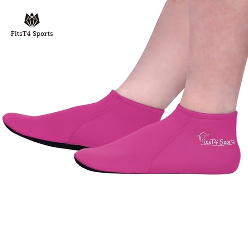 image for FitsT4 Sports Neoprene Water Socks 3mm Snorkel Fin Anti-Slip Sock Swim
