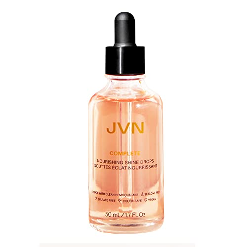 Jvn Complete Nourishing Shine Drops, Hair Shine Drops For Hydration And Long-Term Hair Health, Styling Oil For All Hair Types, Sulfate Free (1.7 Fl Oz) #TOP16