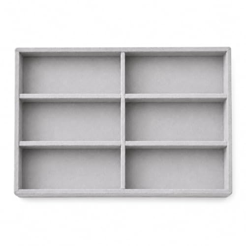 Image of 6 Slot Sunglasses Organizer Tray, Grey | For Drawer