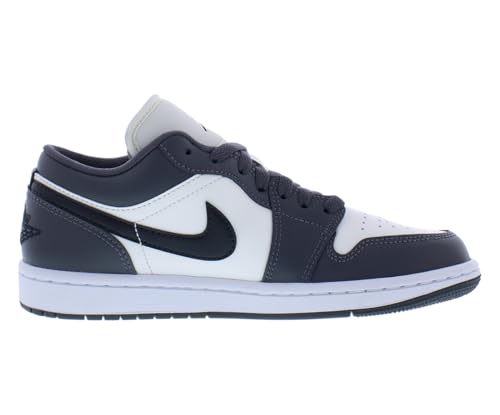Nike Nike Women's Jordan 1 Low Sail/Off Noir-Dark Grey-White (DC0774-102) (Sail/Off Noir-Dark Grey-White, US Footwear Size System, Adult, Women, Numeric, Medium, 9)