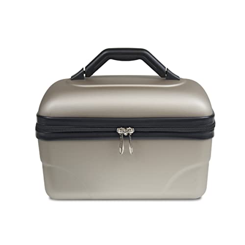 Vanity Trousse de Toilette Voyage cosmétiques Kinston- Grande capacité (Champagne, Petit Modèle)