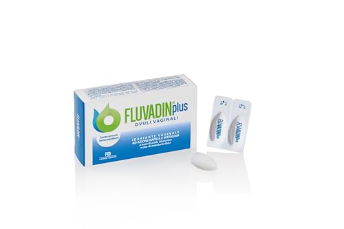 FARMA-DERMA Fluvadin Plus Ovuli Vaginali 10 x 2 g | Ovuli Acido Ialuronico e Olio di Mandorle | Idratazione per Secchezza Intima e Comfort Mucosa | Benessere e Igiene Intima Donna