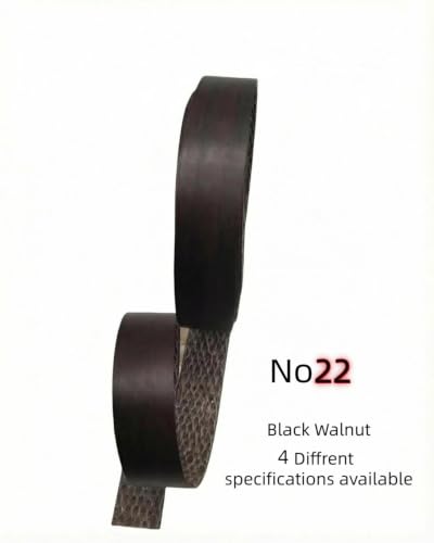 Image of HGKJHFmelamine Edging Tape. 13 /16in*25ft,pre Coated with hot melt Adhesive Flexible Veneer Edge Edging, Used for Cabinet and Furniture Maintenance (No22-Black Walnut, 13 /16in*25ft)