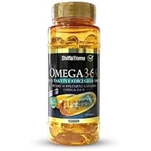 Shiffa Home Omega 3-6-9 60 Softjel &ndash; Fish Oil, Flaxseed and Primrose Oil, EPA DHA Containing Omega Supplement for Heart and Eye Health