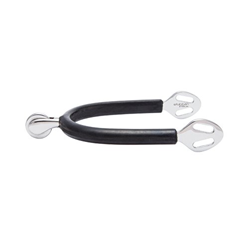 Kerbl Damen Sporen Mit Riemen - 30 Mm Gerade Metallic