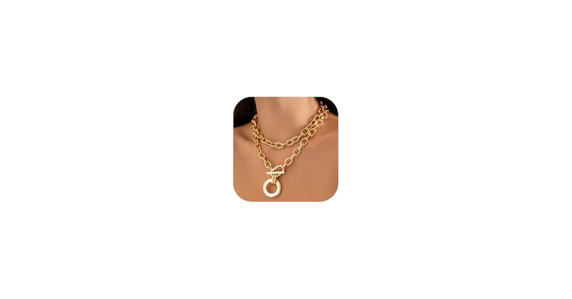 【JEANASIS】(eL+1) Chunky Chain Necklace JEANASIS】(eL+1) Chunky Chain Necklace