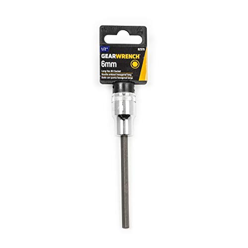 Image of GEARWRENCH 1 /2 inch Drive Long Length Hex Bit Socket, 6mm - 82579
