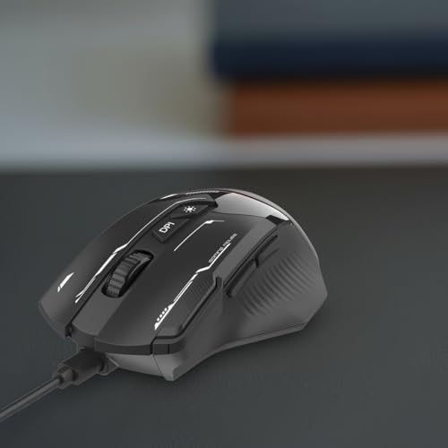 PRIXTON Kit Gaming Dragon con Teclado, Ratón, Auriculares y Alfombrilla, Accesorios Gamer, Retroiluminación RGB, Teclado español, Cascos música, Anti-Ghosting, para Windows/Mac/PC/Ordenador Portátil - imagen 6