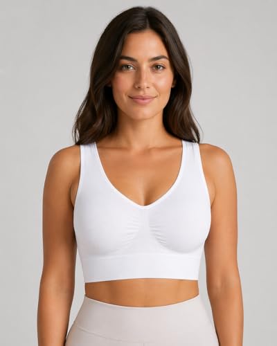 Image of Hiking Gril Women's Comfort Wirefree Bralette Unpadded Sleep Yoga Bra