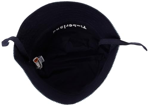 Chapeau bucket hat bleu Timberland bébé protégeant le visage du soleil - 3