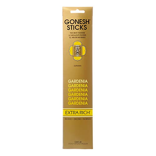 Gonesh GOXRGA Extra Rich Collection Gardenia Incense Sticks