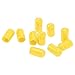 20 Pcs 6mm Brake Caliper Bleed Screw Cap High Durability Universal Red Dust Cap for Car Braking System (Yellow)